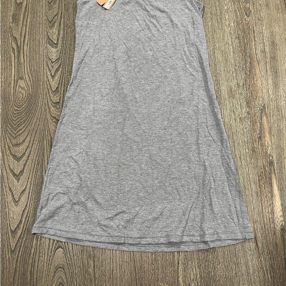 NWT Skims Soft Lounge Mini Dress Scoop Neck Bodycon Stretch Heather Gray Size 3X - Picture 2 of 8